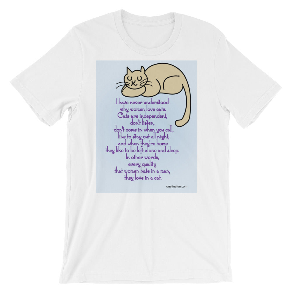 CAT TRAITS ARE MAN'S RUIN Short Sleeve Unisex T Shirt
