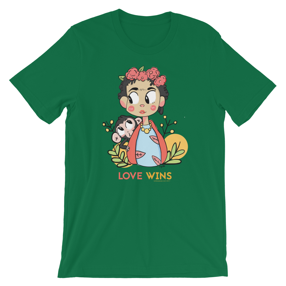 FRIDA LOVE WINS Short-Sleeve Unisex T-Shirt