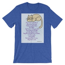 CAT TRAITS ARE MAN'S RUIN Short Sleeve Unisex T Shirt