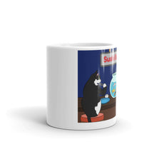 TWO CATS AT SUSHI BAR Mug