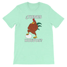 ¿TIENES HUEVOS? Cocky Rooster Short Sleeve T-shirt