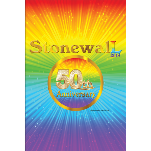 STONEWALL 50th ANNIVERSARY Exclusive Original Design Poster