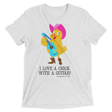 I LOVE A CHICK WITH A GUITAR Unisex T shirt