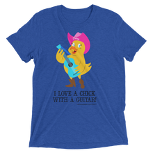 I LOVE A CHICK WITH A GUITAR Unisex T shirt